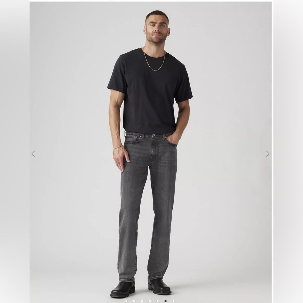 Men’s Levi’s 514 Strait Fit black Jeans, W 32, L 30